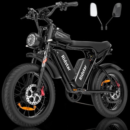 UK  free shipping Ridstar Q20 Pro 750W 2000W Electric Hybrid Bike Cheap Electric Dirt Bike 20''  Fat Tire Mountain Bike 52V 40AH Electric Bicycles - Image 3