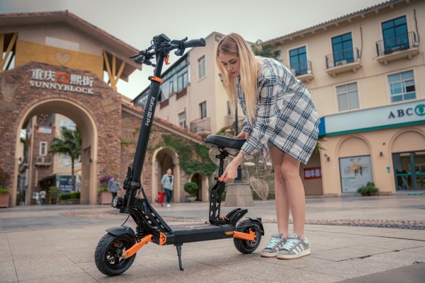 EU free shipping Stock for Kukirin G2 Pro 600W Electric Scooter 9 Inch Road Smart E-Step Folding Trotinette for Adults