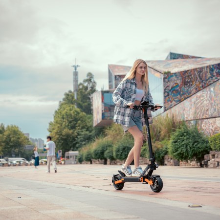 EU free shipping Stock for Kukirin G2 Pro 600W Electric Scooter 9 Inch Road Smart E-Step Folding Trotinette for Adults - Image 5