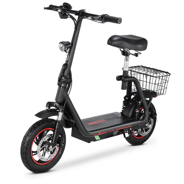 Europe  48V 13AH 500W Foldable Adult Escooter 12 Inch Pneumatic Tire BOGIST M5 Pro Electric Scooter WIth Seat and Cargo Carrier