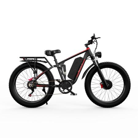 Top quality 26 inch Samsung battery  Electric City Bike Dual motor 1500W snow ebike Long Range Electric Bicycle - Image 2