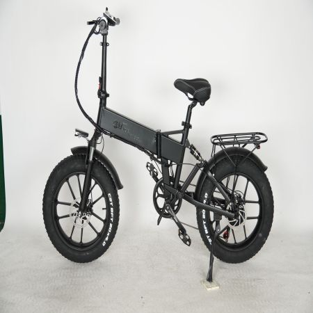Europe Shipping 750W Dual Motor Electric Bicycle  20 Inch Fat Tyre Bike Electric Bike 48V 17AH Ebike with Removable  Battery - Image 1