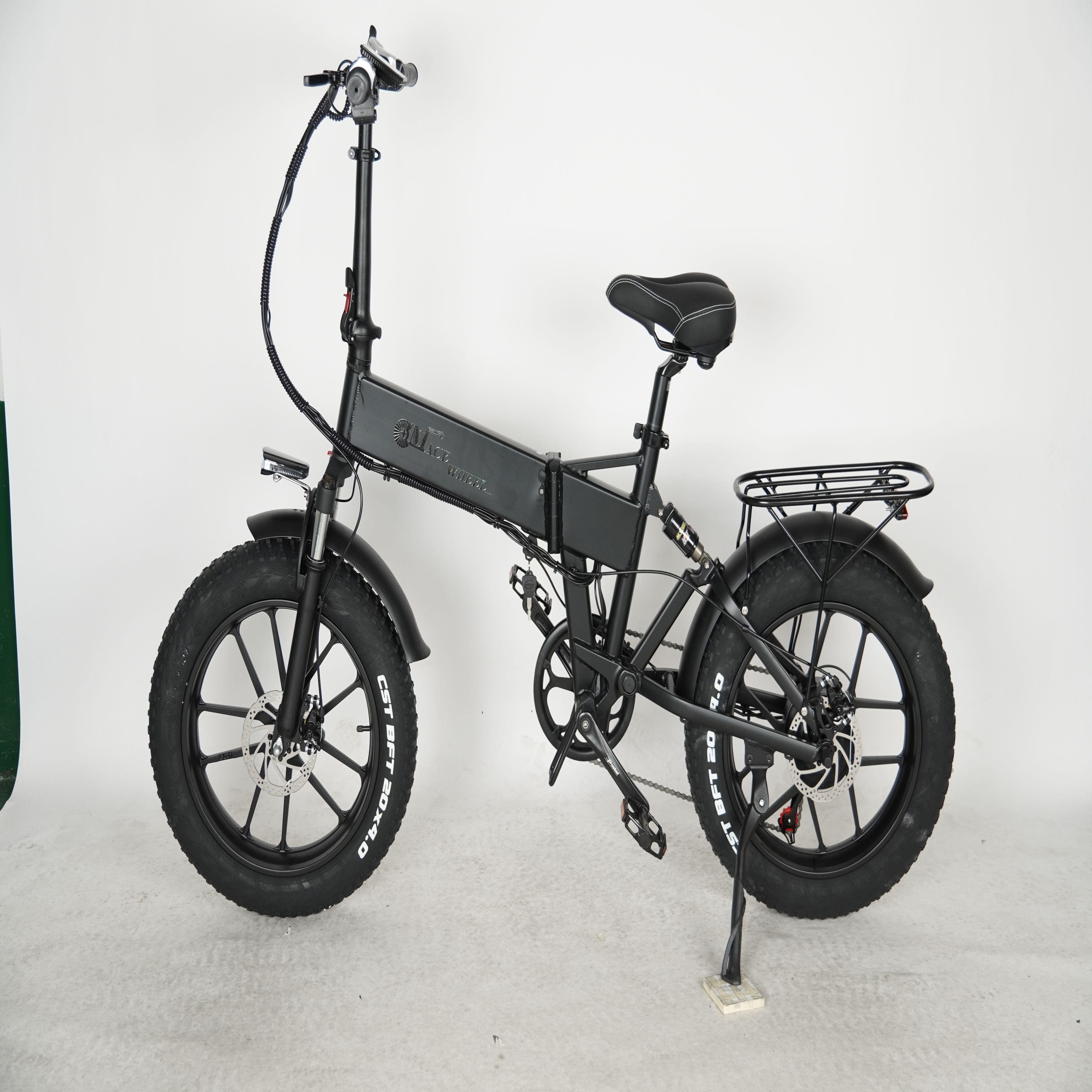 Europe Shipping 750W Dual Motor Electric Bicycle  20 Inch Fat Tyre Bike Electric Bike 48V 17AH Ebike with Removable  Battery - Image 1