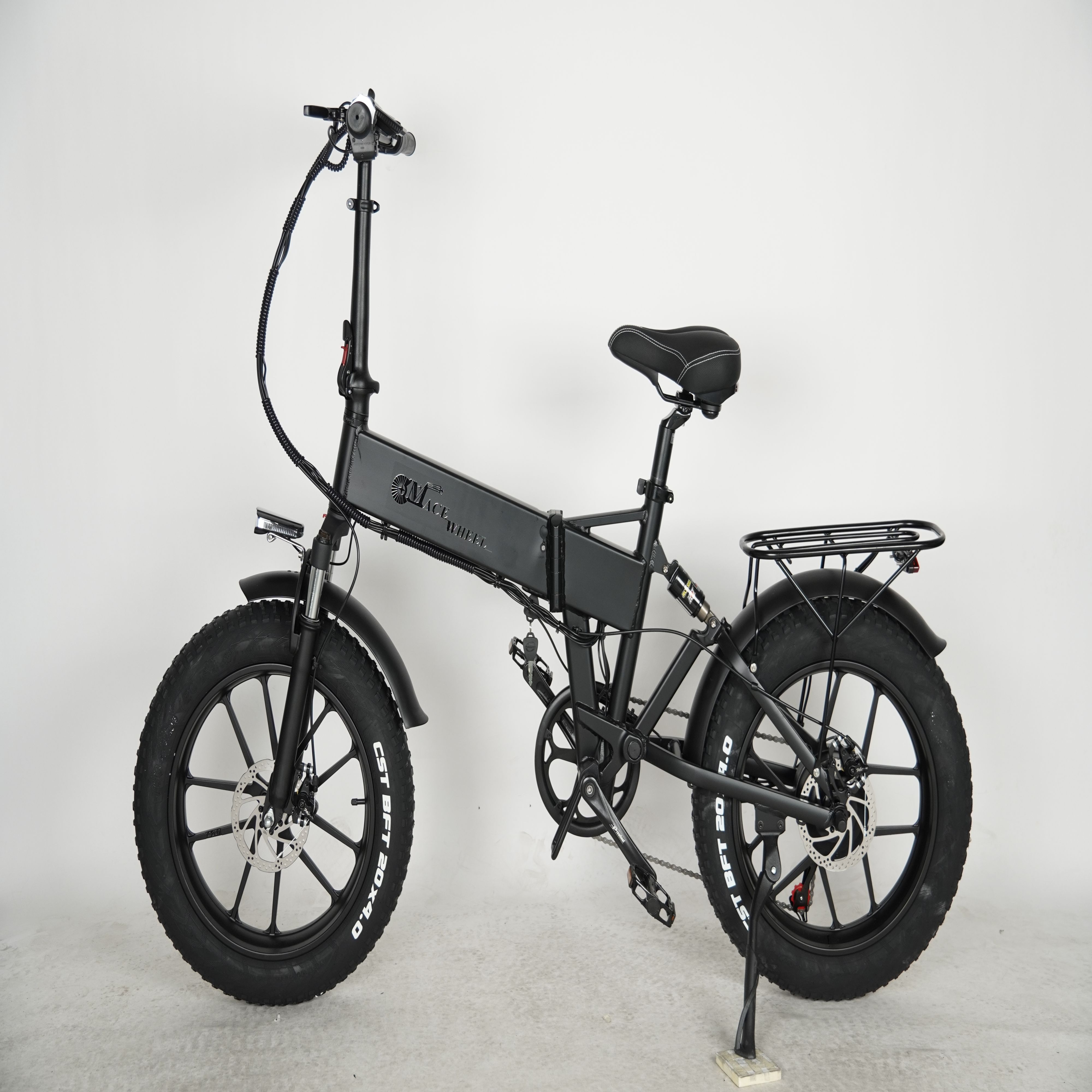 Europe Shipping 750W Dual Motor Electric Bicycle  20 Inch Fat Tyre Bike Electric Bike 48V 17AH Ebike with Removable  Battery - Image 2