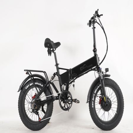 Europe Shipping 1500W Dual Motor Electric Bicycle  20 Inch Fat Tyre Bike Electric Bike 48V 17AH Ebike with Removable  Battery - Image 5