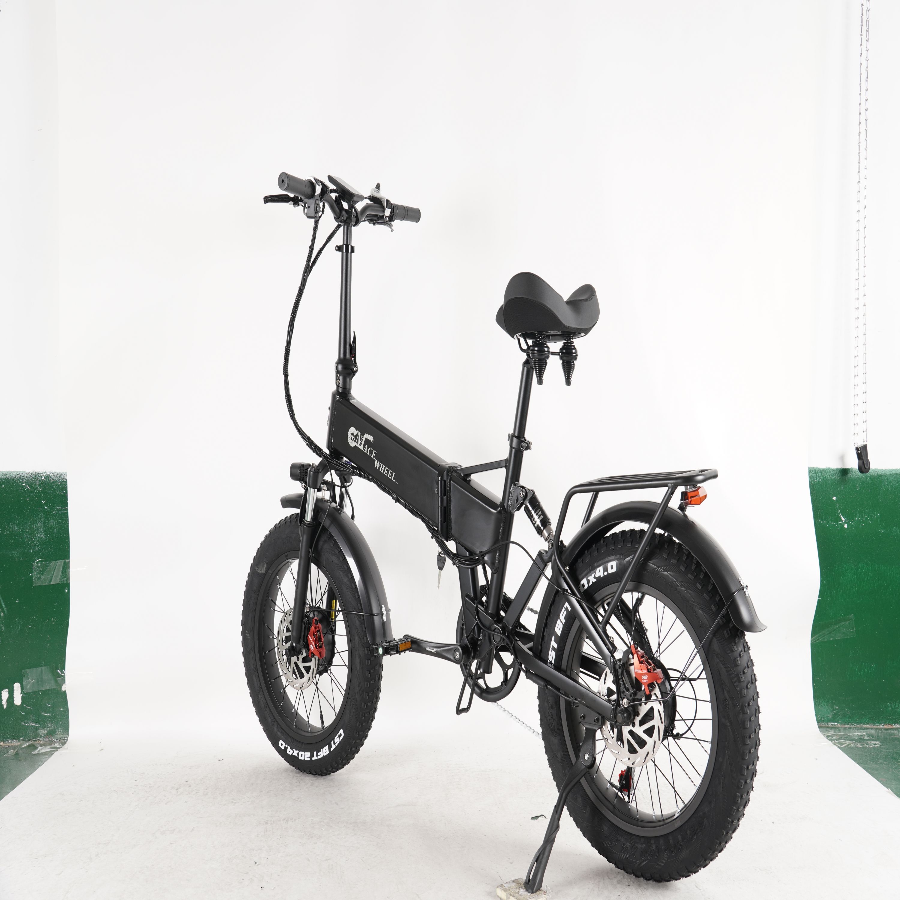 Europe Shipping 1500W Dual Motor Electric Bicycle  20 Inch Fat Tyre Bike Electric Bike 48V 17AH Ebike with Removable  Battery - Image 1