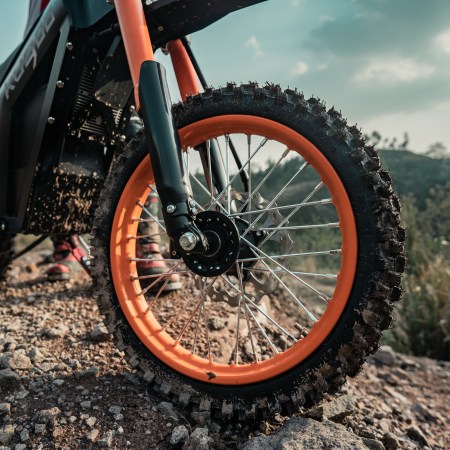 EU Ready to Ship Kugoo Wish 01 60km/h Mountain E Bike Aluminum Alloy Enduro Hybrid Dirt Bike 12 Inch Off-road Motorcycles - Image 8