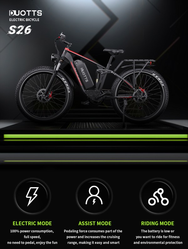 Top quality 26 inch Samsung battery  Electric City Bike Dual motor 1500W snow ebike Long Range Electric Bicycle