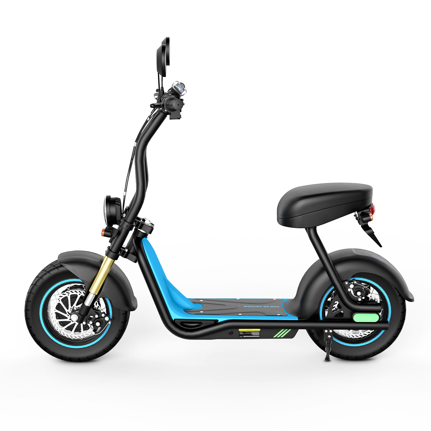 Bogist M5MAX Electric Motorcycle Scooter 20 Inch 48V Cool Design with Turning Light EU Free Shipping Mobility Scooter - Image 1