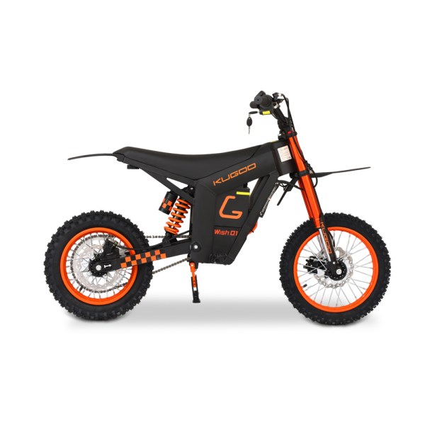 EU Ready to Ship Kugoo Wish 01 60km/h Mountain E Bike Aluminum Alloy Enduro Hybrid Dirt Bike 12 Inch Off-road Motorcycles