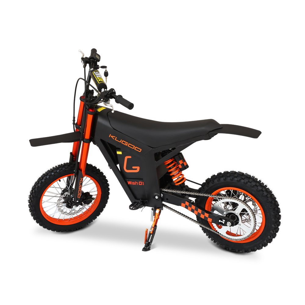 EU Ready to Ship Kugoo Wish 01 60km/h Mountain E Bike Aluminum Alloy Enduro Hybrid Dirt Bike 12 Inch Off-road Motorcycles - Image 12