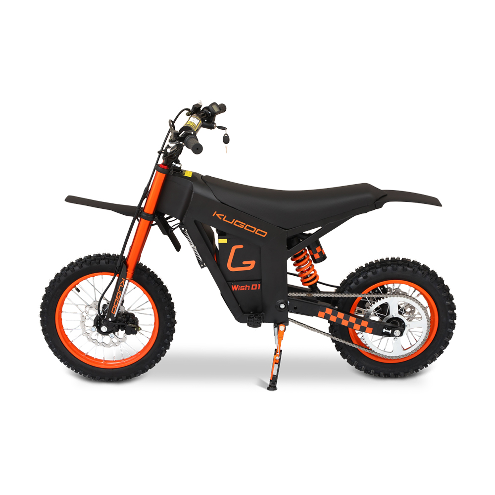 EU Ready to Ship Kugoo Wish 01 60km/h Mountain E Bike Aluminum Alloy Enduro Hybrid Dirt Bike 12 Inch Off-road Motorcycles - Image 15