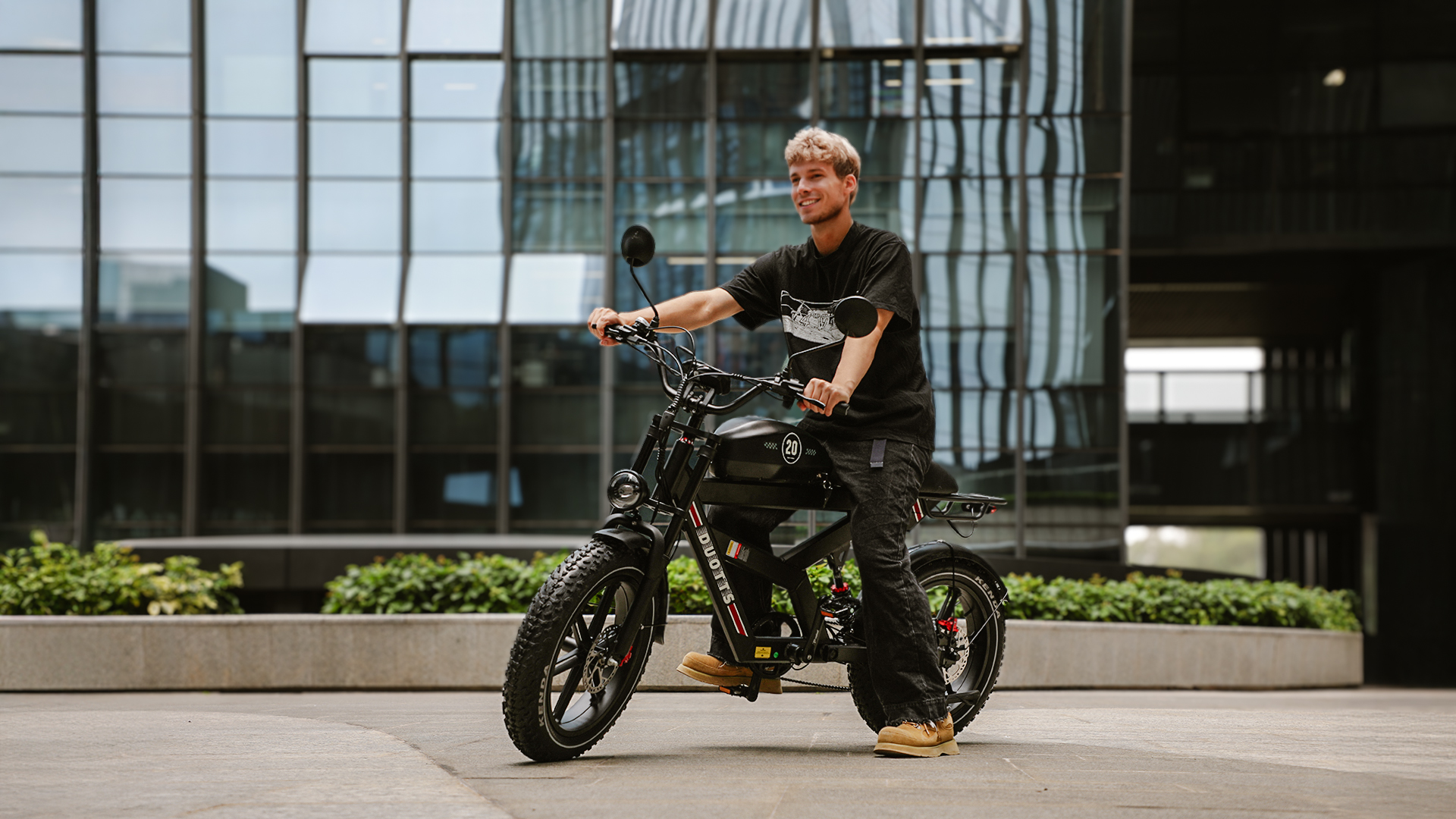 For DUOTTS Electric Bike Europe Stock Full Suspension 20-Inch Fat Tire 750W Rear Hub Motor 52V 27AH Oil Brake Electric Bic - Image 21