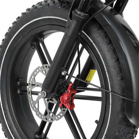 For DUOTTS Electric Bike Europe Stock Full Suspension 20-Inch Fat Tire 750W Rear Hub Motor 52V 27AH Oil Brake Electric Bic - Image 16