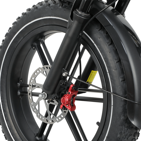 For DUOTTS Electric Bike Europe Stock Full Suspension 20-Inch Fat Tire 750W Rear Hub Motor 52V 27AH Oil Brake Electric Bic