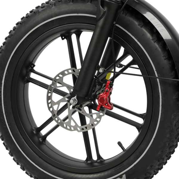 For DUOTTS Electric Bike Europe Stock Full Suspension 20-Inch Fat Tire 750W Rear Hub Motor 52V 27AH Oil Brake Electric Bic