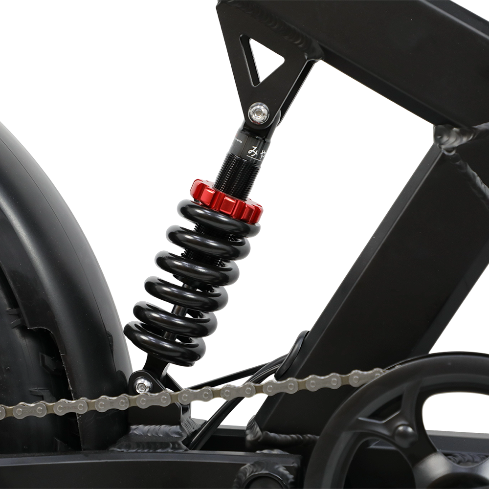 For DUOTTS Electric Bike Europe Stock Full Suspension 20-Inch Fat Tire 750W Rear Hub Motor 52V 27AH Oil Brake Electric Bic - Image 12